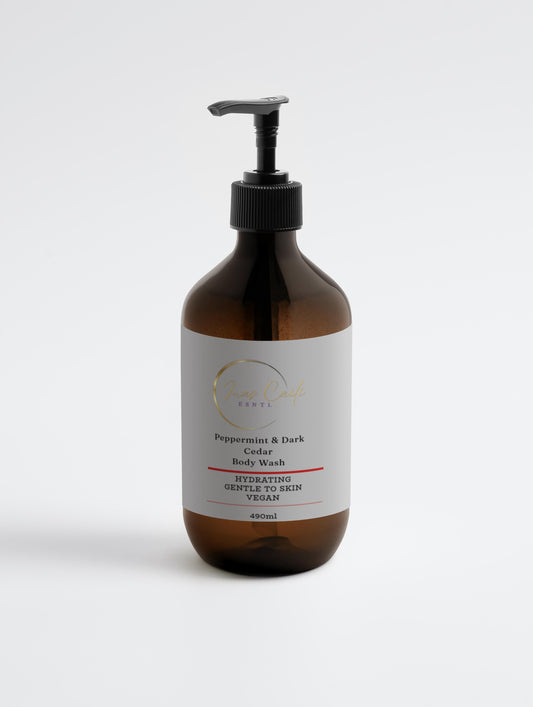 Peppermint & Dark Cedar Body Wash